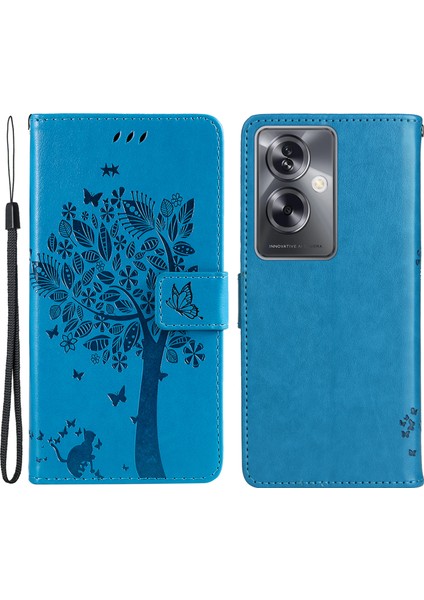 Oppo A79 5g / A2 5g Baskılı Kedi Ağacı Telefon Kılıfı (Yurt Dışından)