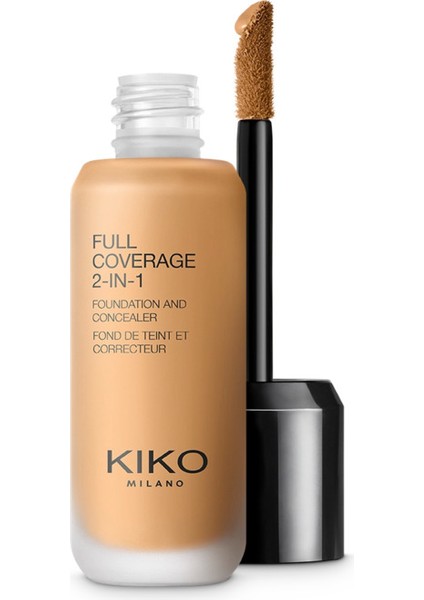 Fondöten & Kapatıcı-Full Coverage 2-in-1 Foundation & Concealer-Gold 95-Mat Saten Bitişli