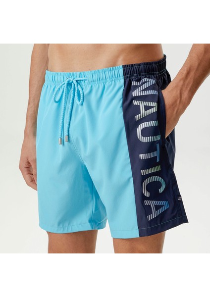 Erkek Mavi Baskılı Deniz Şortu T35502T.4MG fırsatları