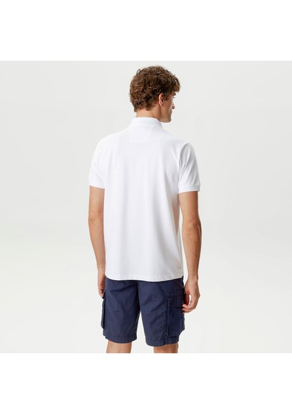 Nautıca Erkek Beyaz Classıc Fıt Kısa Kollu Polo K45306T.1Bw