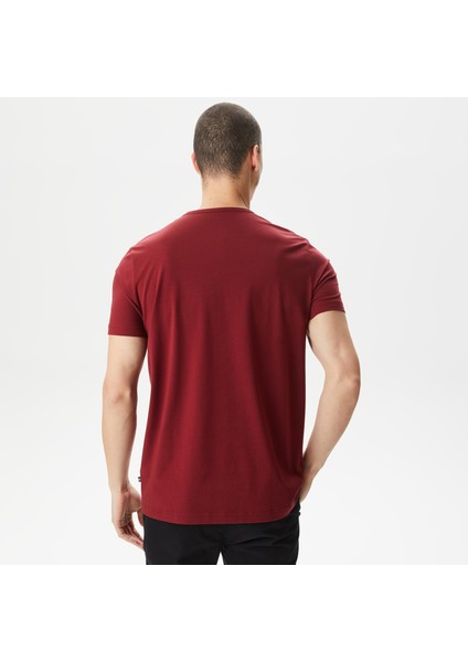 Nautıca Erkek Bordo Kısa Kollu T-Shirt V35009T.6Da fiyatları