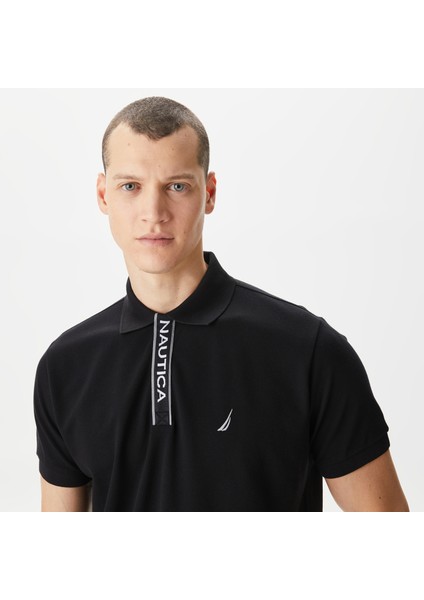 Nautıca Erkek Siyah Classıc Fıt Kısa Kollu Polo K45306T.0Tb fırsatları