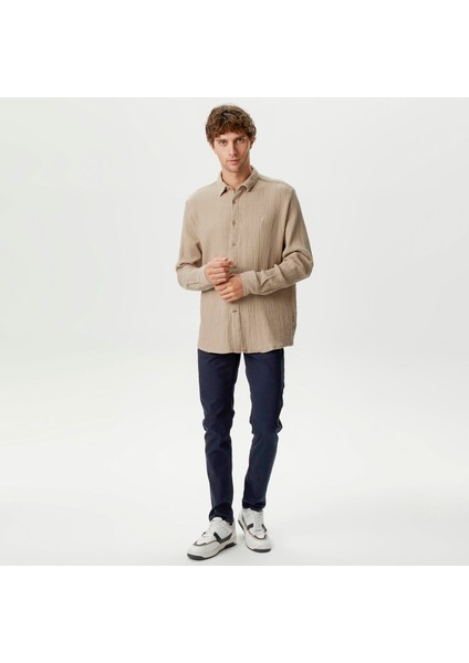 Nautıca Erkek Bej Classıc Fıt Uzun Kollu Gömlek W45458T.2TK modelleri