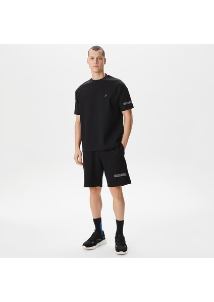 Nautıca Erkek Siyah Oversıze Kısa Kollu T-Shirt V45234T.0Tb