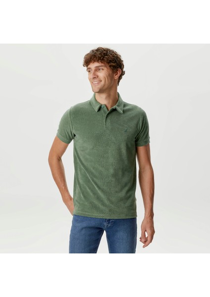 Nautıca Erkek Yeşil Classıc Fıt Kısa Kollu Polo K45440T.3Fj