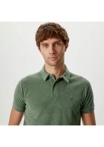 Nautıca Erkek Yeşil Classıc Fıt Kısa Kollu Polo K45440T.3Fj fırsatları