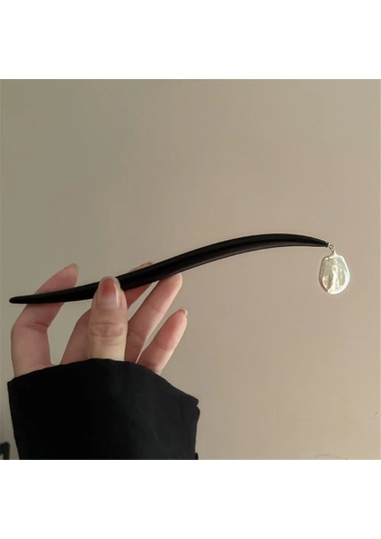 A Çin Tarzı Doğal Düzensiz Inci Saç Çubukları Geometrik Saç ve Klipler Klasik Mizaç Kavisli Sandal Ağacı Başlıklar (Yurt Dışından) fiyatları