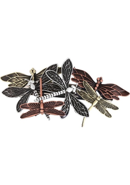 Yusufçuk Kelebek - At - Yusufçu - Fil Bale Fransız Barrette Steampunk Saç Aksesuarı Kavisli Saç Tokası JS9D-3X (Yurt Dışından)