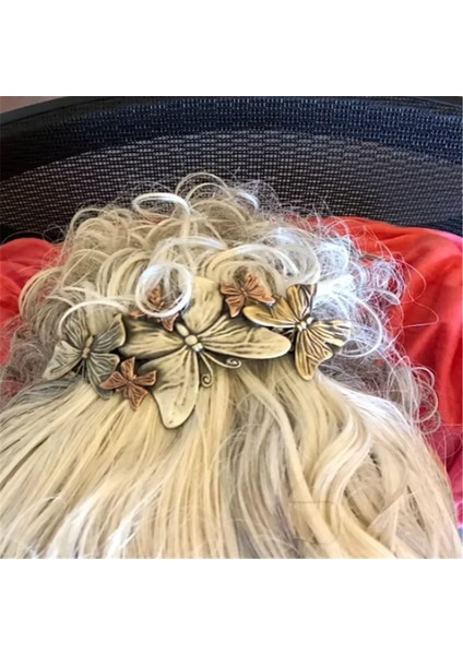 Yusufçuk Kelebek - At - Yusufçu - Fil Bale Fransız Barrette Steampunk Saç Aksesuarı Kavisli Saç Tokası JS9D-3X (Yurt Dışından)