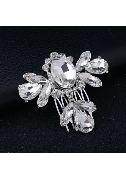 No.10 Boyutu El Yapımı Çiçekler Kristal Inci Boncuk Dekor Bayanlar Kıllar Aksesuarları Moda Kadın Saç Tarak Gelin Düğün Saç Tokası Bantlar (Yurt Dışından)