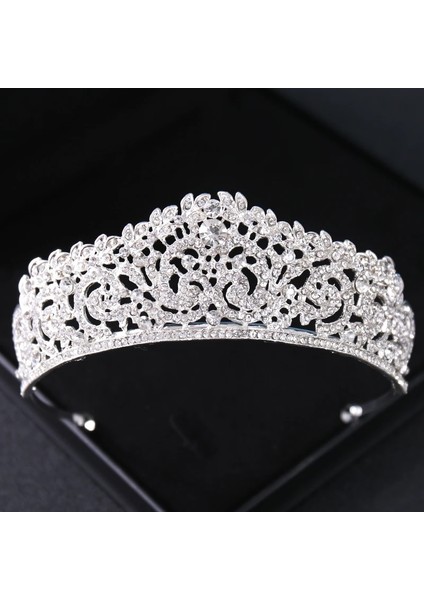 Pembe Barok Kristal Rhinestone Prenses Saç Tacı Diadem Kadınlar Için Gelin Düğün Saç Aksesuarları Takı Kraliçe Parti Kafa Bandı (Yurt Dışından) fırsatları