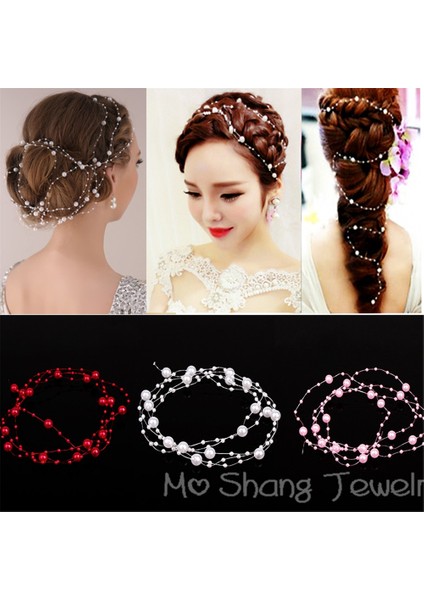 Altın Rengi Simüle Inci Gelin Hairband El Yapımı Inci Yumuşak Zincir Kafa Bandı Gelin Saç Aksesuarları Düğün Gelin (Yurt Dışından) modelleri