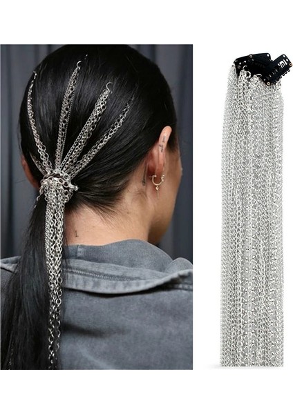 11290B Trendy Başlığı Metal Tarak Püskül Uzatma Saç Zinciri Kadınlar Için Hairband Dekorasyon Düğün Aksesuarları Gelin Moda Takı (Yurt Dışından) indirimleri