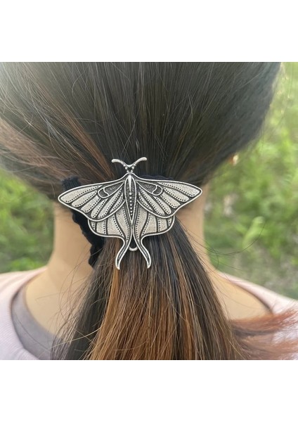 No.14 Boyutu Ölümün Kafası Kafatası Hawkmoth Elastik Saç Bandı Saç Aksesuarları Kadın Noel Hediyesi (Yurt Dışından)
