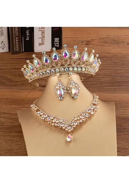 Taçlar Tarzı No.13 Boyutu Düğün Taç Saç Takı Gelin Şapkalar Barok Rhinestone Altın Gümüş Renk Tiaras Prenses Aksesuarları Kraliçe'nin Partisi Için (Yurt Dışından) fiyatları