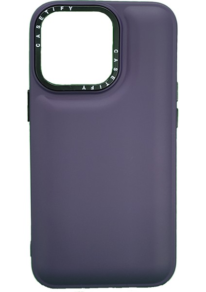 Apple iPhone 13 Pro Max Uyumlu Casetify Buff Seri Arka Koruma Kılıf - Mor