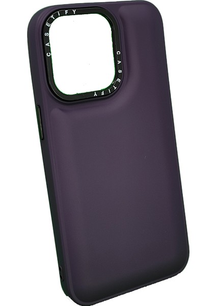 Apple iPhone 13 Pro Max Uyumlu Casetify Buff Seri Arka Koruma Kılıf - Mor