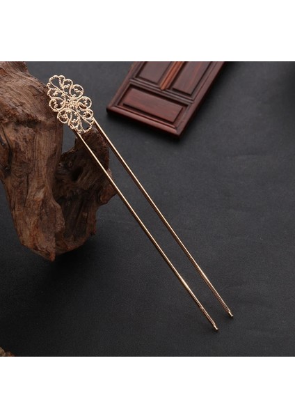 C9 Kadın Çiçek U Dudak Saç Tokası Vintage Saç Tokası Saç Aksesuarları Metal Tokalar Saç Tokası Şapkalar Takı (Yurt Dışından) fırsatları