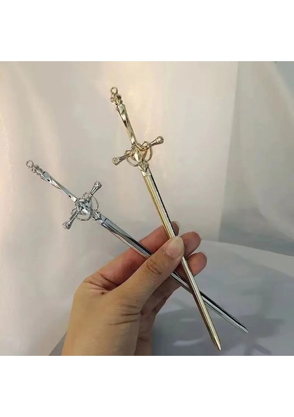 No.12 Boyutu 2022 Yeni Punk Metal Kılıç Hairese Basit Saç Sopa Kadınlar Için Dıy Saç Modeli Tasarım Araçları Aksesuarları Saç Süsü (Yurt Dışından) fırsatları