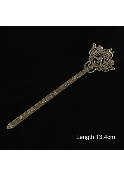 C15 Kadın Çiçek U Dudak Saç Tokası Vintage Saç Tokası Saç Aksesuarları Metal Tokalar Saç Tokası Şapkalar Takı (Yurt Dışından)