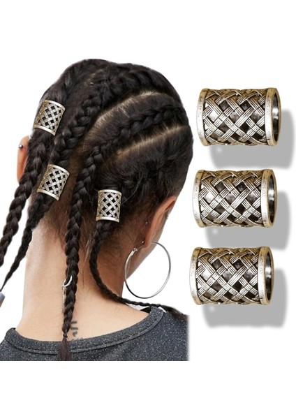 Stil4 3x Iskandinav Viking Korsan Delik Sakal Boncuk Dreadlocks Halka Örgü Gelin Saç Elbise cl Cüce Takı Kafa Bandı Aksesuarları (Yurt Dışından) fiyatları