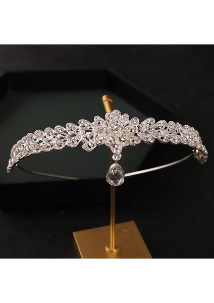 Altın Alın Takı Hint Gelin Taç Düğün Doğum Günü Rhinestones Kolye Tiaras Retro Bantlar Hairbands Saç Aksesuarları (Yurt Dışından) modelleri