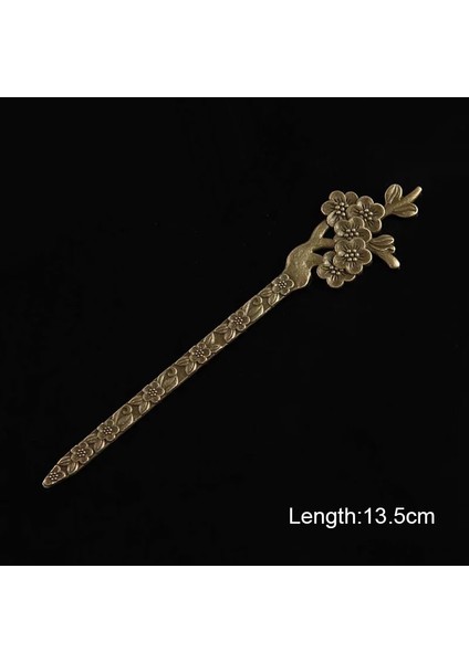 C19 Kadın Çiçek U Dudak Saç Tokası Vintage Saç Tokası Saç Aksesuarları Metal Tokalar Saç Tokası Şapkalar Takı (Yurt Dışından)
