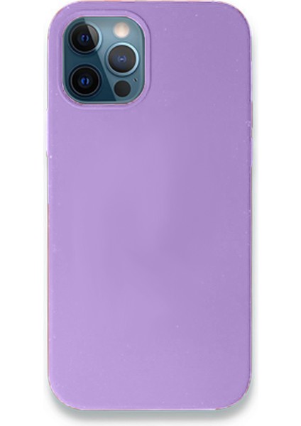 Apple iPhone 12 Uyumlu Nano Arka Koruma Kılıf - Lila