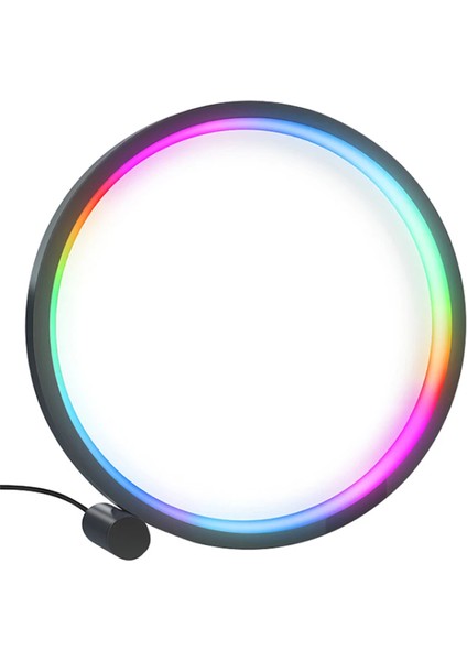 Akıllı LED Gece Lambası Rgbıc Masaüstü Atmosfer Masa Lambası Bluetooth App Kontrol Oyun Odası Yatak Odası Başucu Dekorasyon Için Uygun 052WIFI