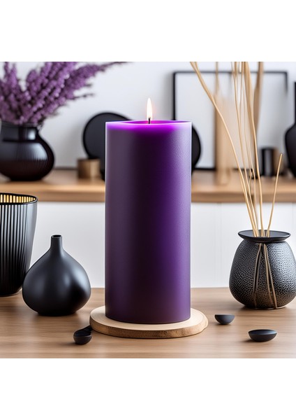 Bozkurt Silindir Mum 10 x 30 cm Boy Dev Büyük Mum fiyatları