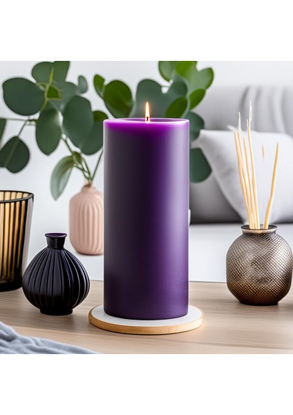 Bozkurt Silindir Mum 10 x 30 cm Boy Dev Büyük Mum fırsatları