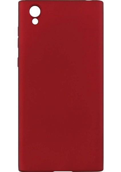 Sony Xperia L1 Uyumlu Suide Arka Koruma Kılıf - Bordo
