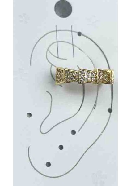 Earcuff Gold Kilirdak Kupe