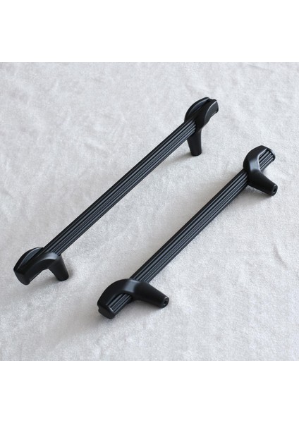 Duru 224 mm Siyah Metal Kulp Çekmece Mobilya Mutfak Dolabı Dolap Kulpları Kapak Kulbu Kulpu