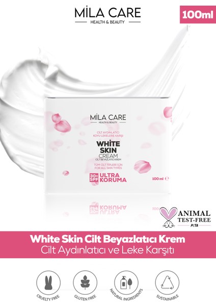 White Skin Cilt Kremi 30+ Spf 100 ml
