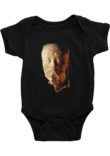 Antika Satıcısı Siyah Unisex Bebek Body - Zıbın