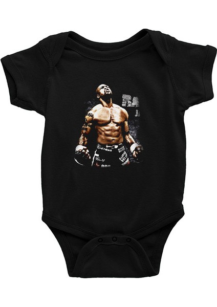 Karma Dövüş Sanatları Siyah Unisex Bebek Body - Zıbın