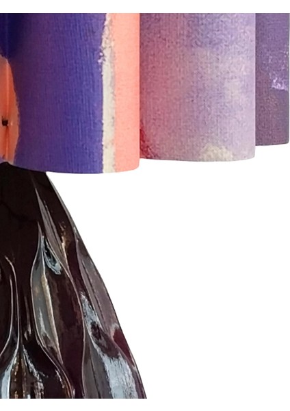 Luke Bordo Polyester Abajur