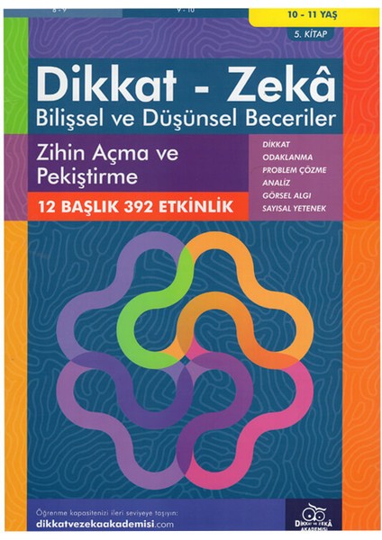 10-11 Yaş Bilişsel ve Düşünsel Beceriler Değerlendirme ve Geliştirme 5. ve 6. Kitap