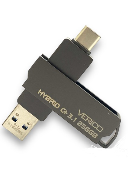 Verico 256GB Hybrid 3.1 USB Type-C Flash Bellek