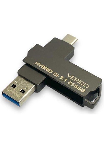 Verico 256GB Hybrid 3.1 USB Type-C Flash Bellek
