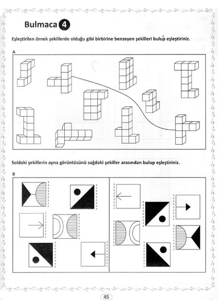 10-11 Yaş Bilişsel ve Düşünsel Beceriler Değerlendirme ve Geliştirme 3. ve 4. Kitap