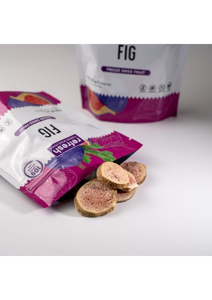 Freeze Dried Incir - Dondurularak Kurutulmuş Meyve - Freeze Dry Meyve Kurusu 30gr