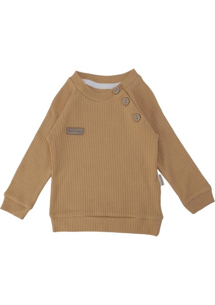 Unisex Bebek Raporlu Basic Düğme Detaylı 2'li Alt Üst Takım fiyatları