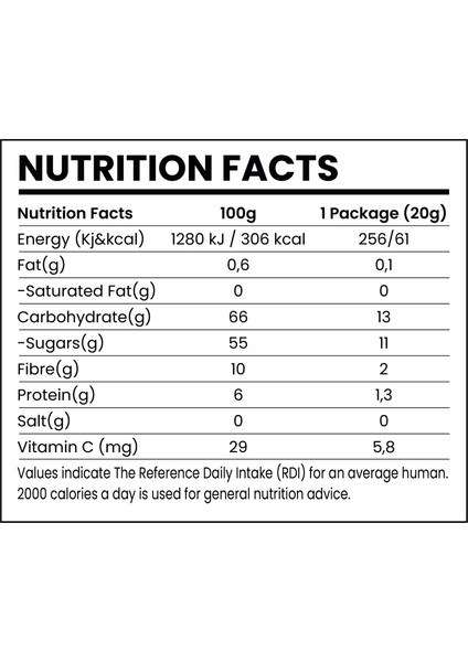 Refresh Chips Freeze Dried Şeftali - Dondurularak Kurutulmuş Meyve - Freeze Dry Meyve Kurusu 20gr