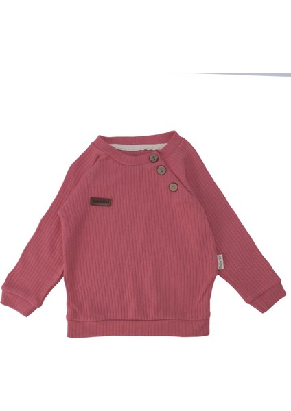 Unisex Bebek Raporlu Basic Düğme Detaylı 2'li Alt Üst Takım fiyatları