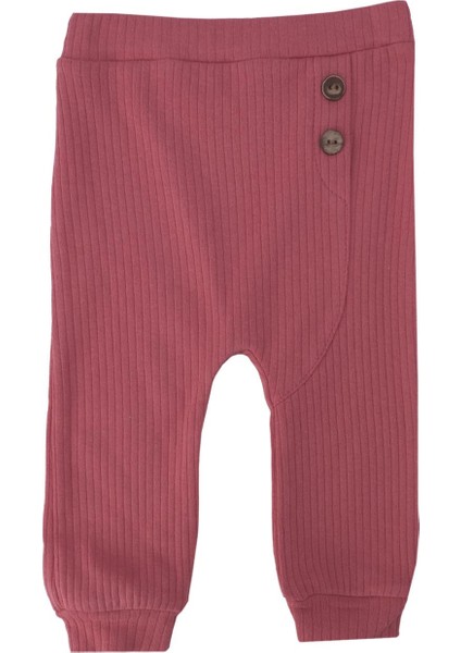 Unisex Bebek Raporlu Basic Düğme Detaylı 2'li Alt Üst Takım modelleri