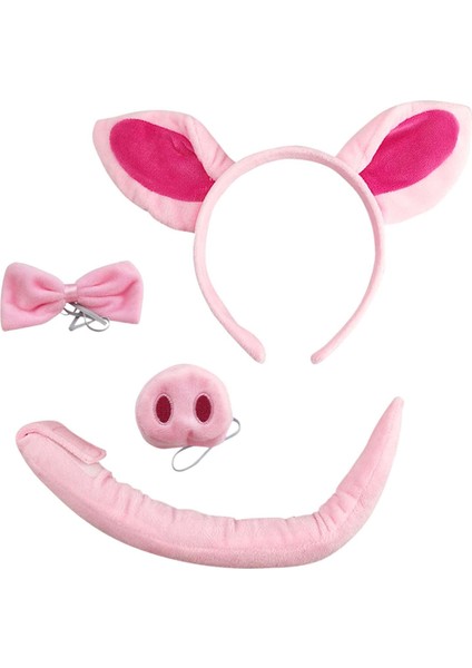 Domuz Kostüm Aksesuarları Kulaklar Bandı Kuyruk Kayış Dekorasyon (Yurt Dışından) fiyatları