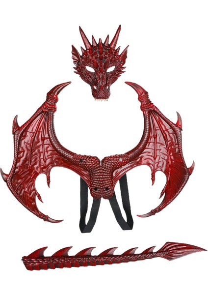 Dinozor Kuyruğu Çocuk Kostümü Karnavallar Için Parti Dans Partisi Ş, Kırmızı (Yurt Dışından) fırsatları