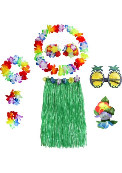 Kadın Bilezik Ük Luau Parti Kostüm Ayarlanabilir Yeşil 60 cm (Yurt Dışından)